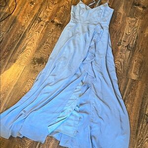 Gorgeous, Elegant Dress. Baby Blue, Worn Once. Perfect Condition. Small.